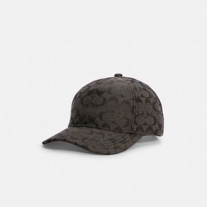 Coach Baseball Hat In Metallic Signature